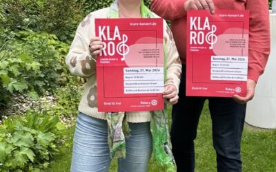 Rotary veranstaltet KLARO-Konzert im Kurpark